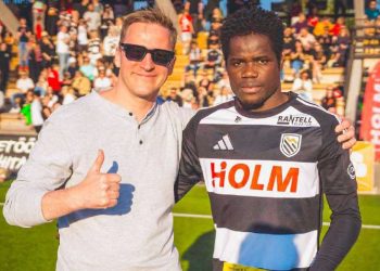 Samidou Bawa reçoit pour la deuxième fois le titre de joueur du mois au Tartu JK Welco