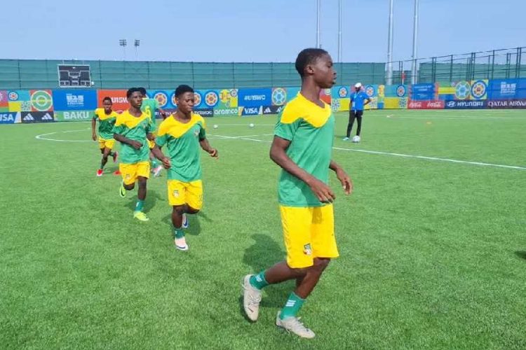 Les Guépards U15 clôturent leur poule en beauté au mondial en Azerbaïdjan